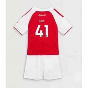 Baby Fußballbekleidung Arsenal Declan Rice #41 Heimtrikot 2025-26 Kurzarm (+ kurze hosen)